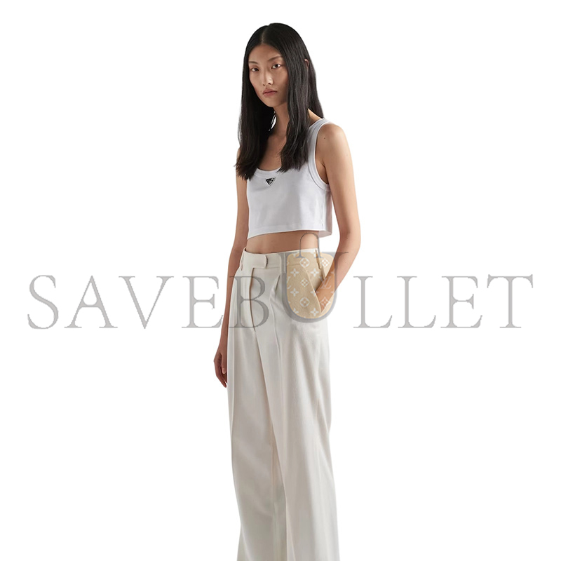PRADA JERSEY CROPPED TOP 39546C